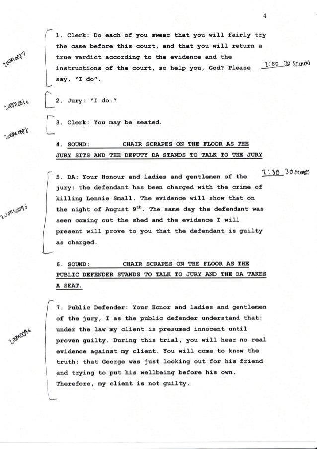 better annotated script