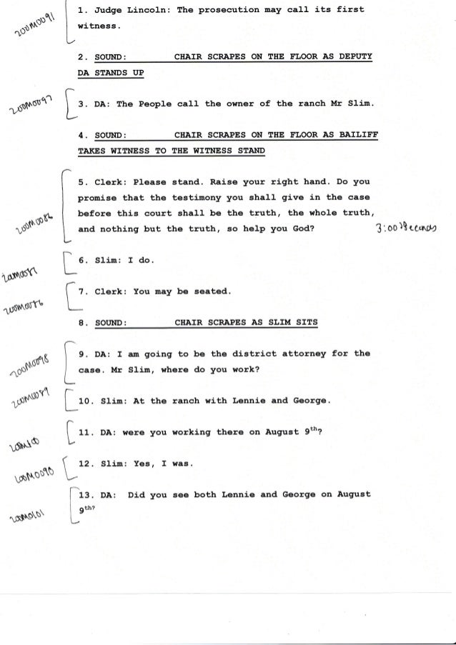 better annotated script