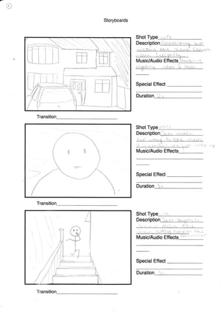 Storyboard Duration Example Storyboard for Film | PDF