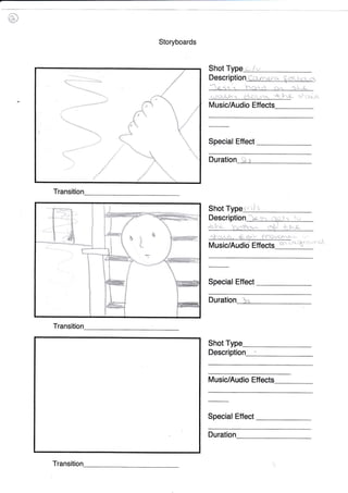 Storyboard Duration Example Storyboard for Film | PDF