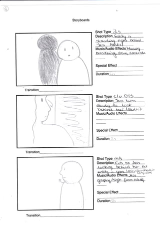 Storyboard Duration Example Storyboard for Film | PDF