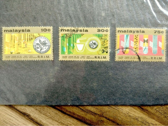 Rare Ulangtahun Ke50 Pusat Penyelidikan Getah Malaysia 1925 1975