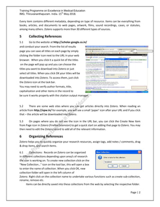 Reference Management using Zotero | PDF