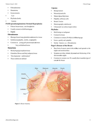 Types of Breast Tissues • Fibrous • Fibro glandular • Adipose