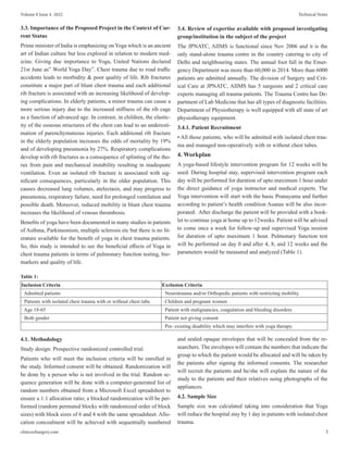 To Study the Impact of Yoga on Pulmonary Functions, Immune Response and ...