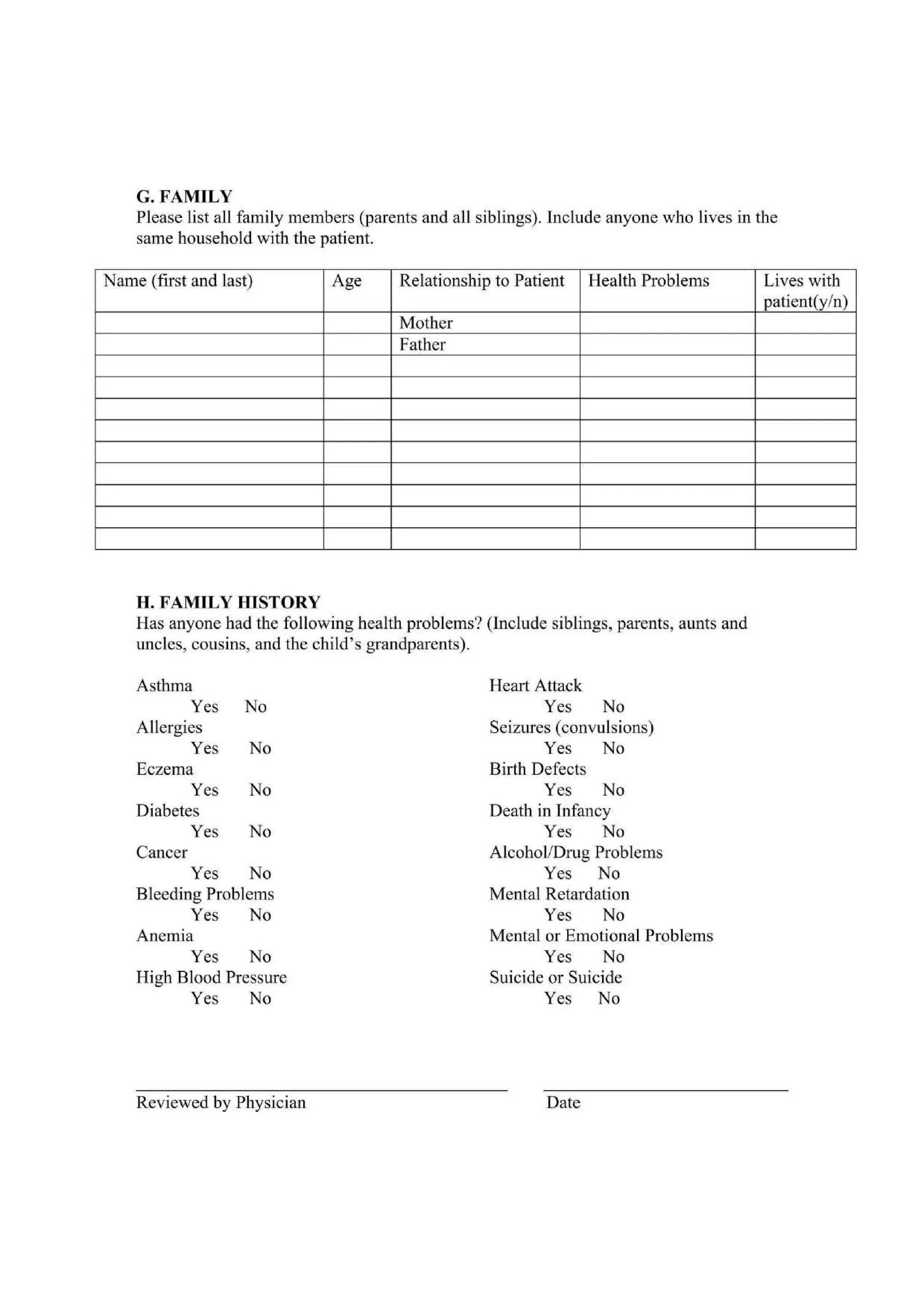 NEWBORN HISTORY FORM help for neonatal examination PDF