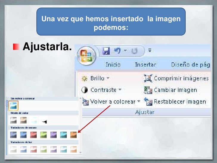 ¿Cómo editar imágenes en Word?