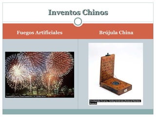 Fuegos Artificiales Brújula China Inventos Chinos 