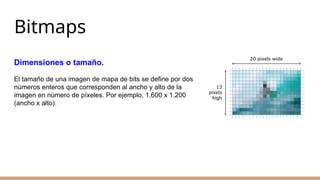 Características de las imágenes de bitmaps | PPTX