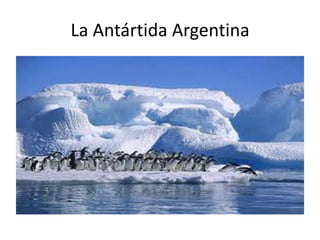 La Antártida Argentina