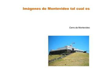 Imágenes de Montevideo tal cual es




                       Cerro de Montevideo
 