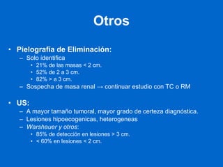 Ablación con radiofrecuencia de  cáncer de células renales 