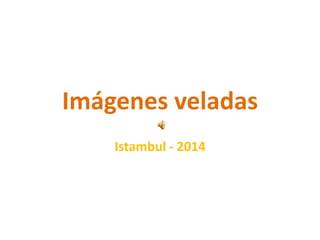 Imágenes veladas
Istambul - 2014
 