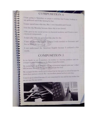 Complete Notebook english class