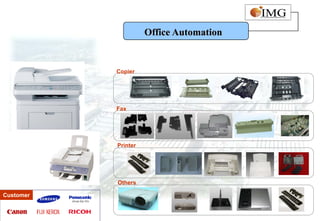 Office Automation


           Copier




           Fax




           Printer




           Others

Customer
 