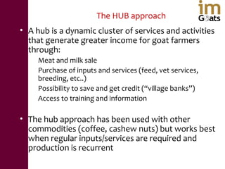 Small ruminant value chains for reducing poverty and increasing food security in dryland areas of India and Mozambique