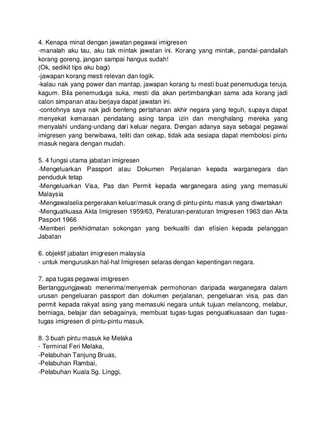 Surat Akuan Pas Lanjutan Imigresen Malaysia