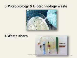 3.Microbiology & Biotechnology waste
4.Waste sharp
249
anupama krishnan vpsv ayurveda collegee
kottakkal
 