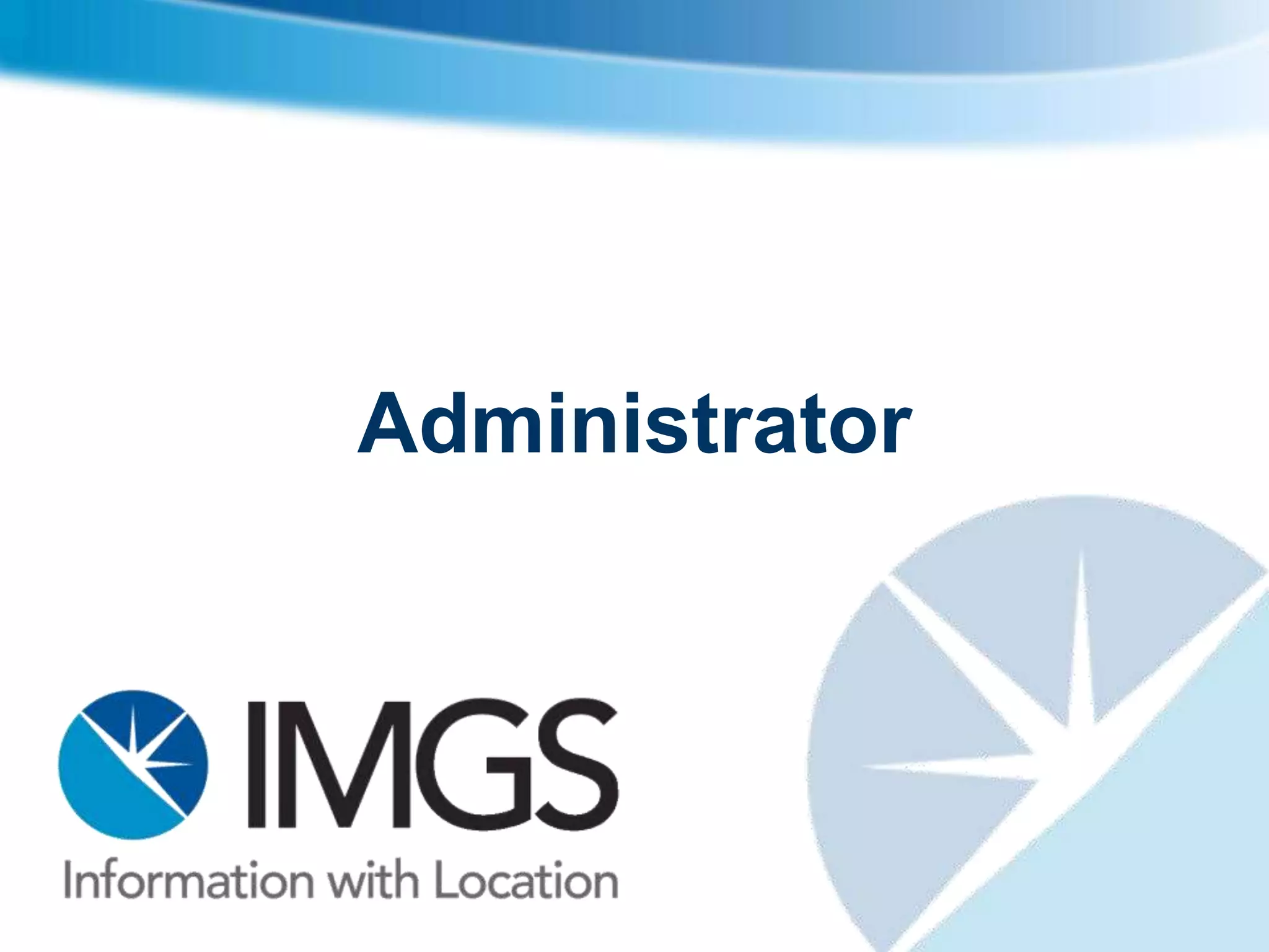 Geo-cache and live connections

                                            LAN
Smart Clients                              server          LAN-cache                                 client-cache
                                                      2                                        3


                                                             cache-tiles

Web data
                                                    png     jpg              GDO+




WebMap Server                 Administrator:                                        1   server-cache
                               user & rights
                               live or cached             Publish services
                               update for cache



Geo data
                              WMS                     ORACLE        SQL Server                 WFS
                                                                     Access
                orthophotos           citymaps                                      CAD data           ArcView
 
