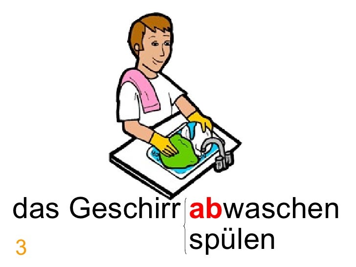 Im Haushalt Vokabel Blog ~ Im Haushalt Vokabel Blog ~ Geschirr Spülen