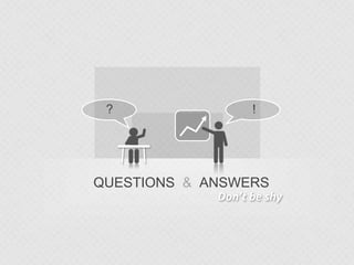 QUESTIONS & ANSWERS
Don’t be shy
 