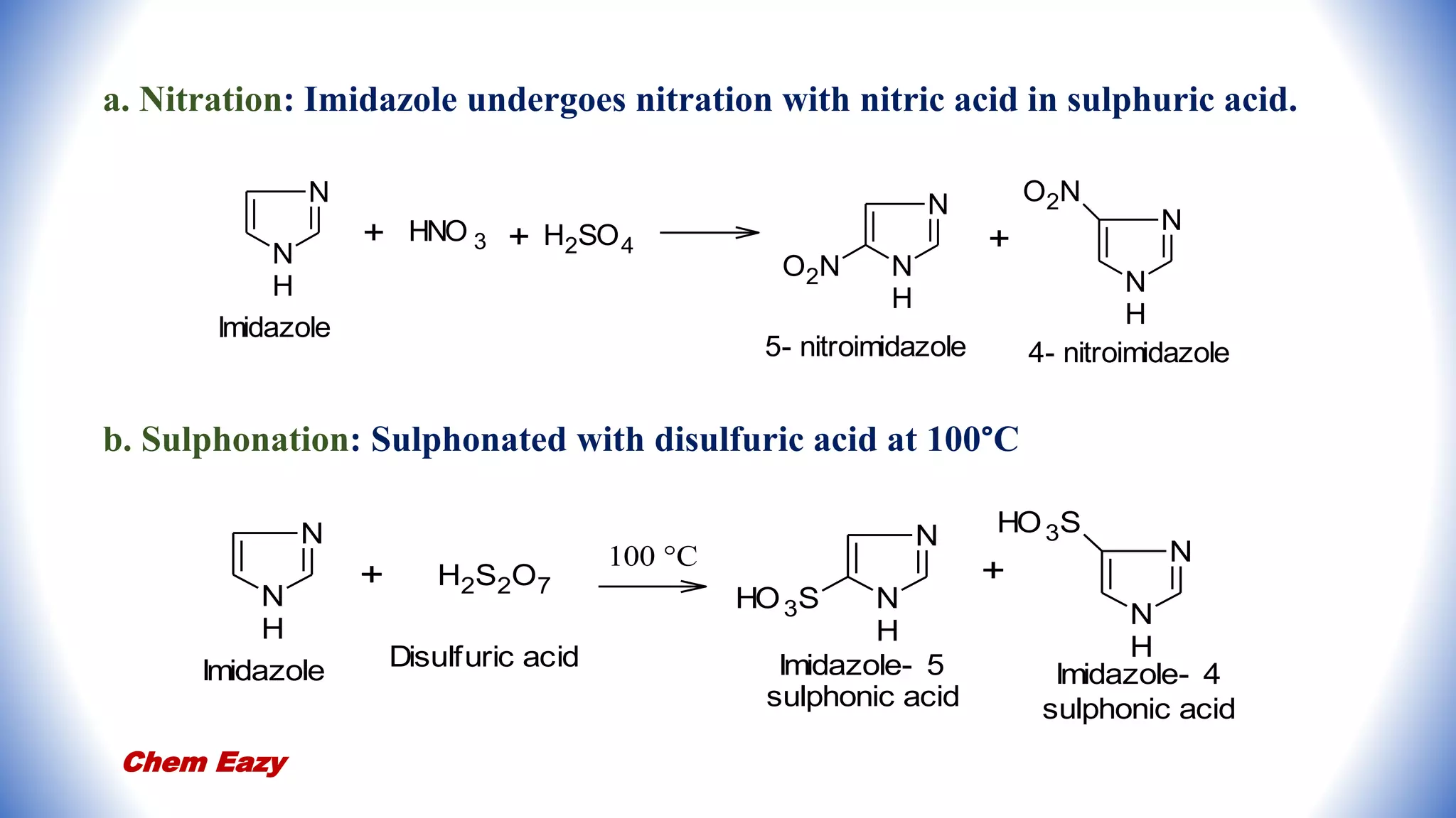 Imidazole - Synthesis of Imidazole - Reactions of Imidazole - Medicinal ...