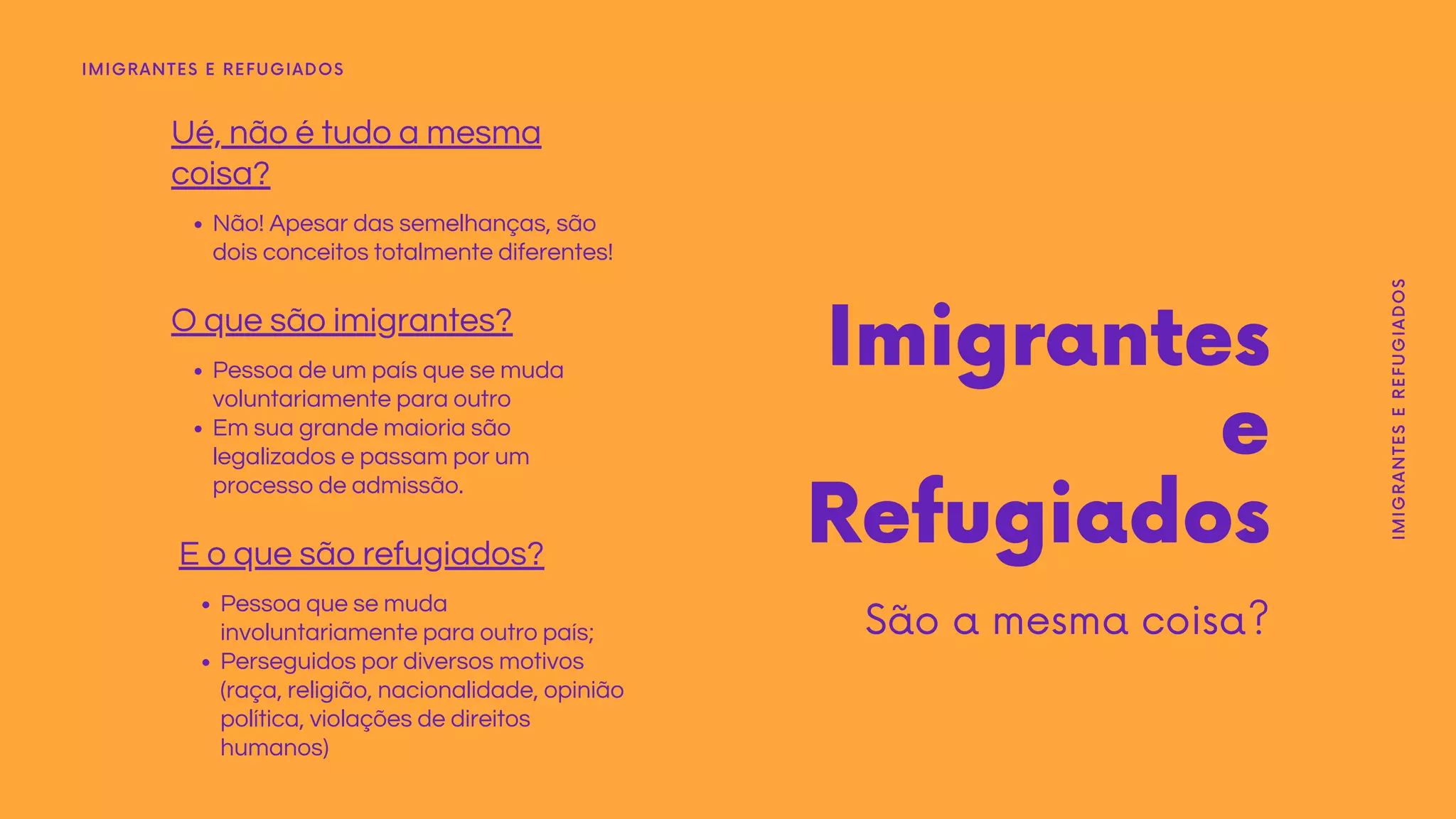 Imigrantes e Refugiados | PDF