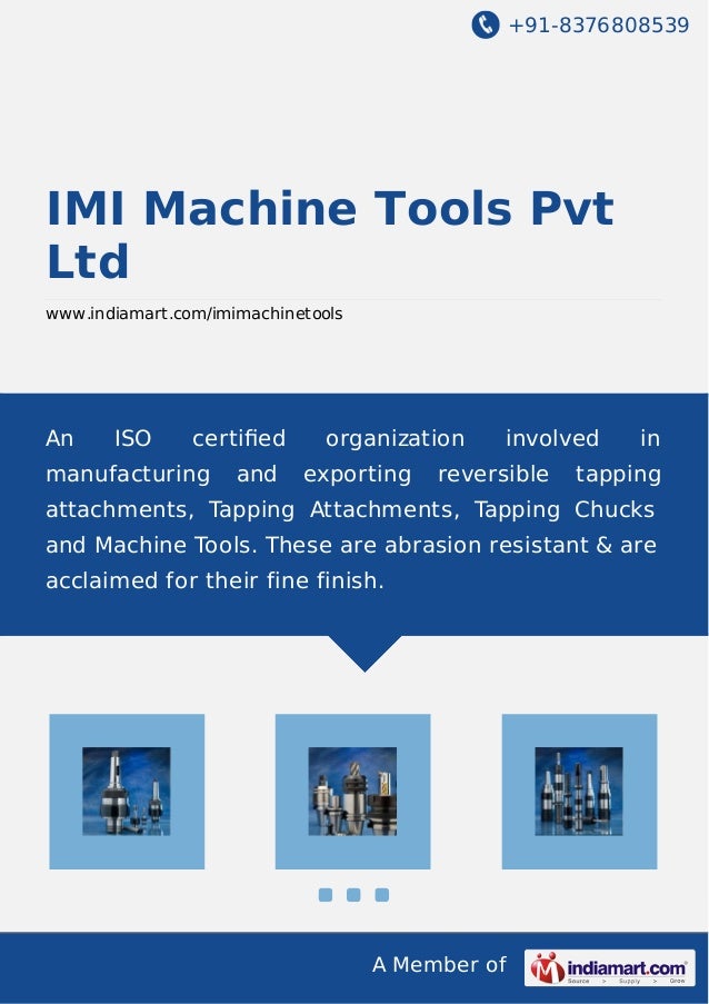 IMI Machine Tools Pvt Ltd, Kalol, Tapping Attachments