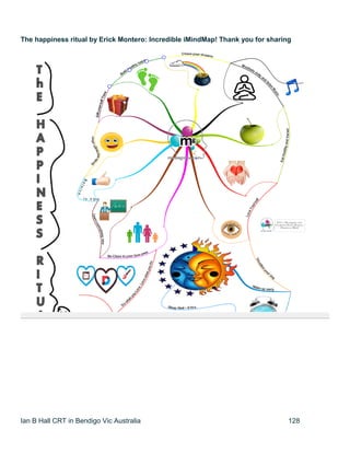 Ian B Hall CRT in Bendigo Vic Australia 128
The happiness ritual by Erick Montero: Incredible iMindMap! Thank you for sharing
 