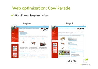 Page A   Page B




         +33 %
 