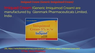 Generic imiquimod 5 cream