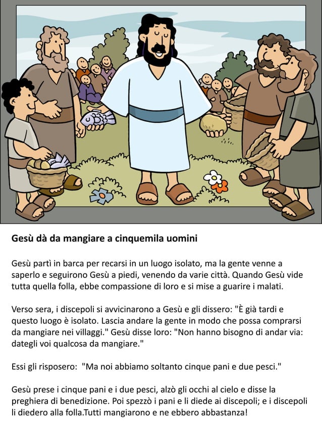 I miracoli di Gesù per i bambini I miracoli di Gesù per i bambini