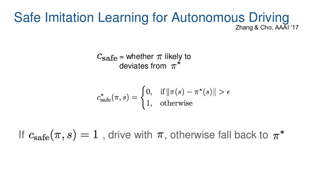 Imitation Learning Tutorial Imitation learning tutorial