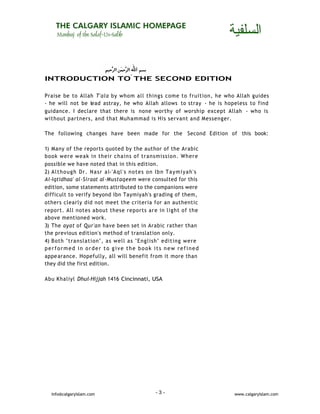 Imitation of Kuffar (disbelievers) | PDF