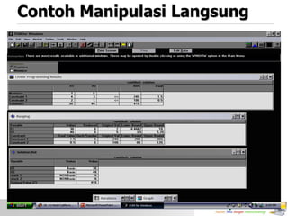 Contoh Manipulasi Langsung

 