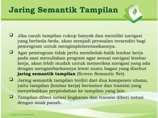 Perancangan tampilan (UI UX ) design pada tampilan aplikasi | PPTX