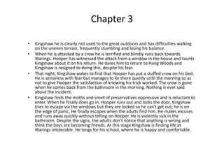 I'm the King of the Castle by Susan Hill Plot Summary