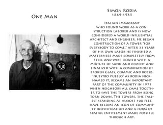 Simon Rodea Watts Towers | PDF