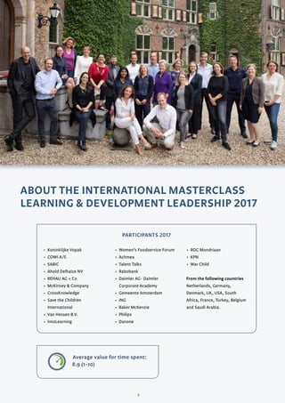 Delhaize Learning International Masterclass L&D leadership | PDF