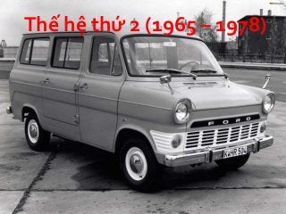 Thế hệ thứ 2 (1965 – 1978)
 