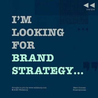 I'm Looking for Brand Strategy