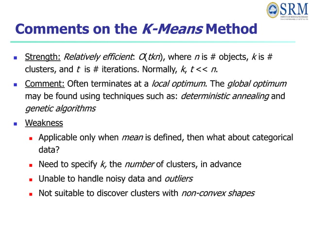 Unsupervised learning Algorithms and Assumptions | PPT