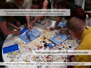 Thousands of people from around the world create, upload, share,
discuss and purchase original LEGO creations online every...