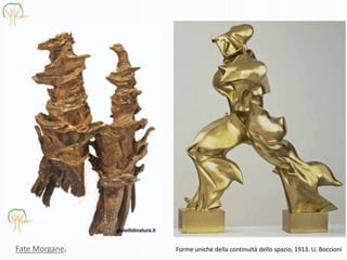 Fate Morgane.

Forme uniche della continuità dello spazio, 1913. U. Boccioni

 