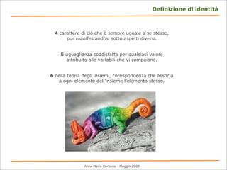 Immagine, identità, reputazione.