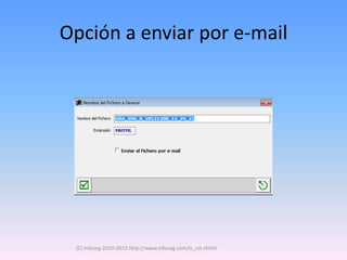 Opción a enviar por e-mail




 (C) Infoseg 2010-2013 http://www.infoseg.com/is_cst.shtml
 