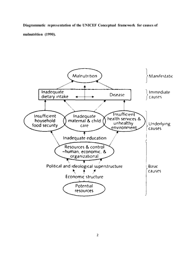 Immediate And Underlying Causes Of Malnutrition DOCX Immediate and underlying causes of malnutrition docx