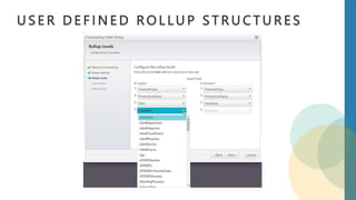 U S E R D E F I N E D R O L L U P S T R U C T U R E S
 