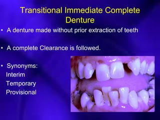 Transitional Teeth Immediate dentures tt new prosthodontics.pdf