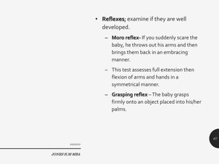 Reflex Scare Immediate newborn care | PPTX
